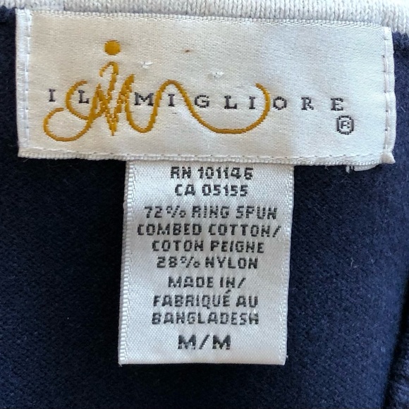 V Neck Navy knit Sweater Vest Mens Size M. - Picture 4 of 7